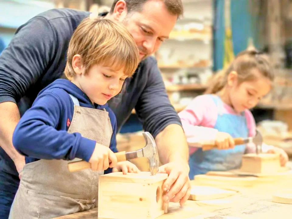 Illustration of Kids DIY Workshop at Bunnings Belrose