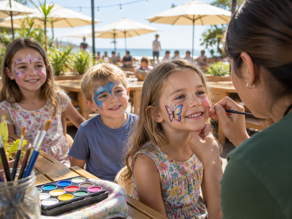 Illustration of Free Magic Show and Face Painting at The Mona